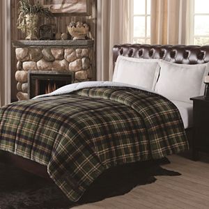 Remington Supreme Velvet Plaid Reversible Comforter
