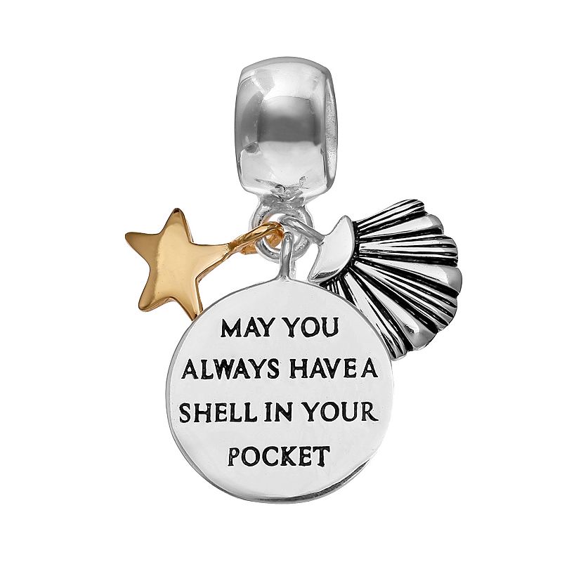 Individuality Beads Sterling Silver Shell in Your Pocket Charm, Women