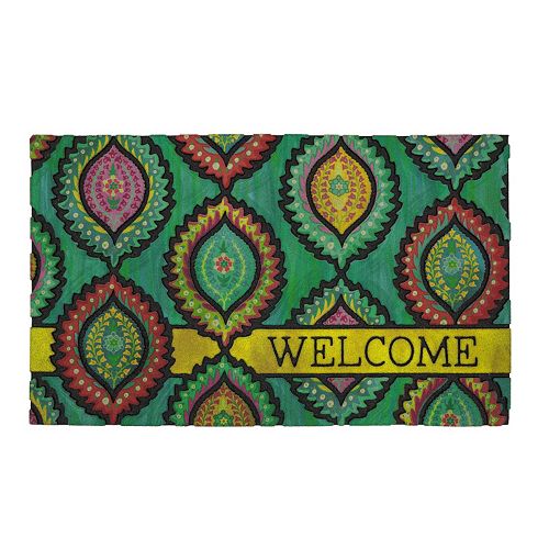 Mohawk® Home Bohemian Ogee ”Welcome” Doormat – 18” x 30”
