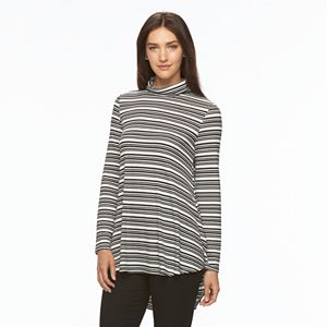 Women's Apt. 9庐 Striped Cowlneck Tunic