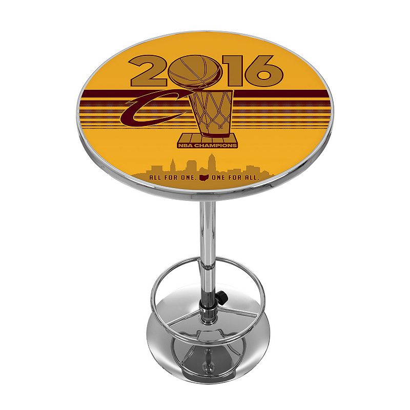 Cleveland Cavaliers 2016 NBA Champions Chrome Pub Table, Red