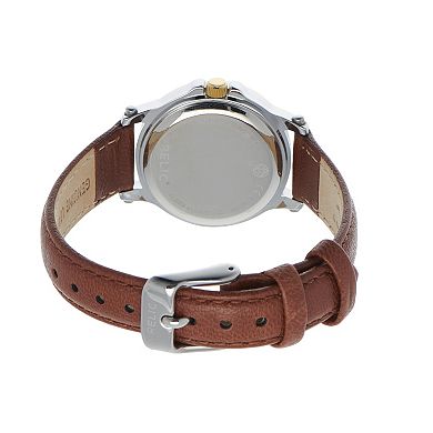 Relic by Fossil Women's Matilda Brown Leather Strap Watch