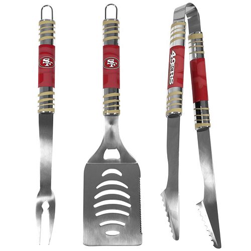 San Francisco 49ers 3-Piece Tailgater BBQ Set