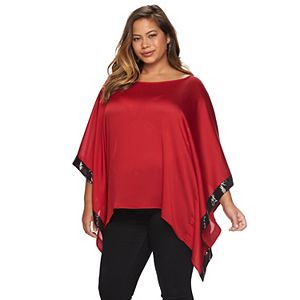 Plus Size AB Studio Yoryu Poncho Top