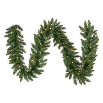 Vickerman 9-ft. Warm White Pre-Lit Camden Fir Artificial Christmas Garland