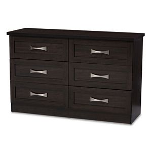 Baxton Studio Colburn 6-Drawer Dresser