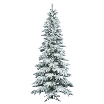 Vickerman 6.5-ft. Flocked Slim Utica Fir Artificial Christmas Tree