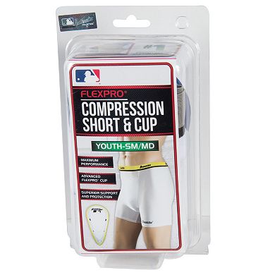 Youth Franklin Sports Flexpro Compression Short & Cup Set