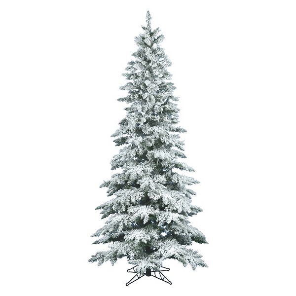 Vickerman 7.5-ft. Flocked Slim Utica Fir Artificial Christmas Tree