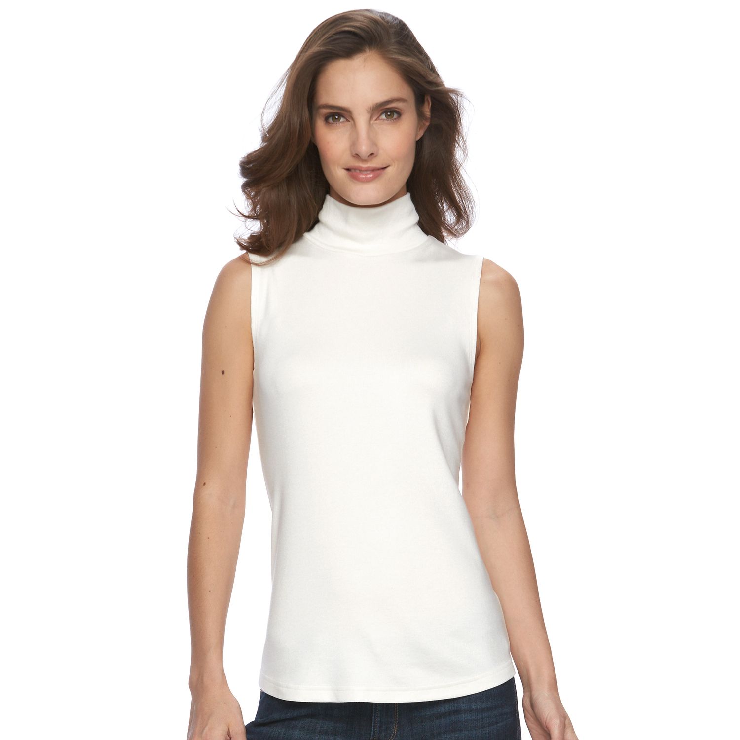 kohls womens mock turtleneck