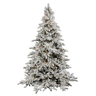 Vickerman 6.5-ft. Pre-Lit Flocked Utica Artificial Christmas Tree