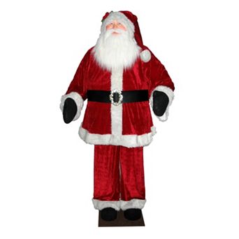 Vickerman 6-ft. Red Velvet Santa Christmas Decor