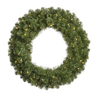 Vickerman 60 in Pre-Lit Grand Teton Artificial Christmas Wreath