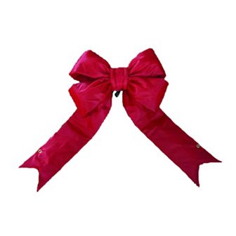 Vickerman 18 in Red Decorative Bow