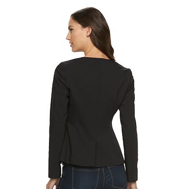 Women's Apt. 9® Torie Collarless Peplum Jacket