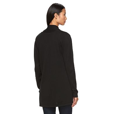 Women's AB Studio Button Open-Front Cardigan