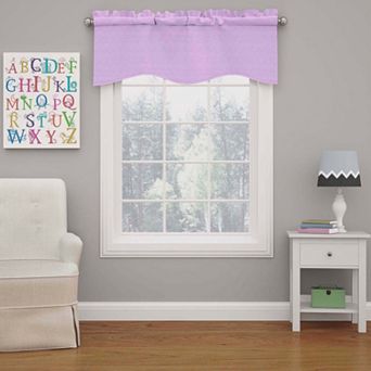 eclipse Kids Kendall Blackout Wave 1-Panel Window Valance