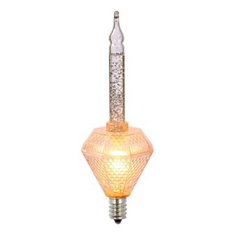 Vickerman 7-Light Set Clear Glitter Bubble Christmas Lights