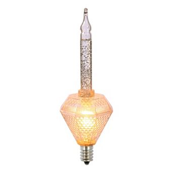 Vickerman 7-Light Set Clear Glitter Bubble Christmas Lights