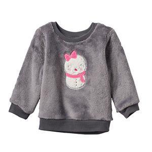 Baby Girl Jumping Beans® Embroidered Applique Pullover