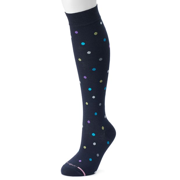 6 Pairs of Women's Graduated Compression Knee High Jamaica