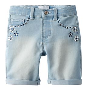 Girls 4-8 SONOMA Goods for Life™ Rhinestone Bermuda Shorts