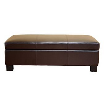 Baxton Studio Gallo Storage Ottoman