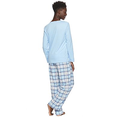 Women's Croft & Barrow® Pajamas: Knit & Flannel PJ Set