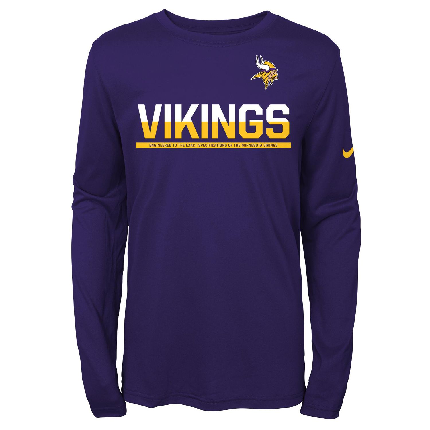vikings dri fit t shirt
