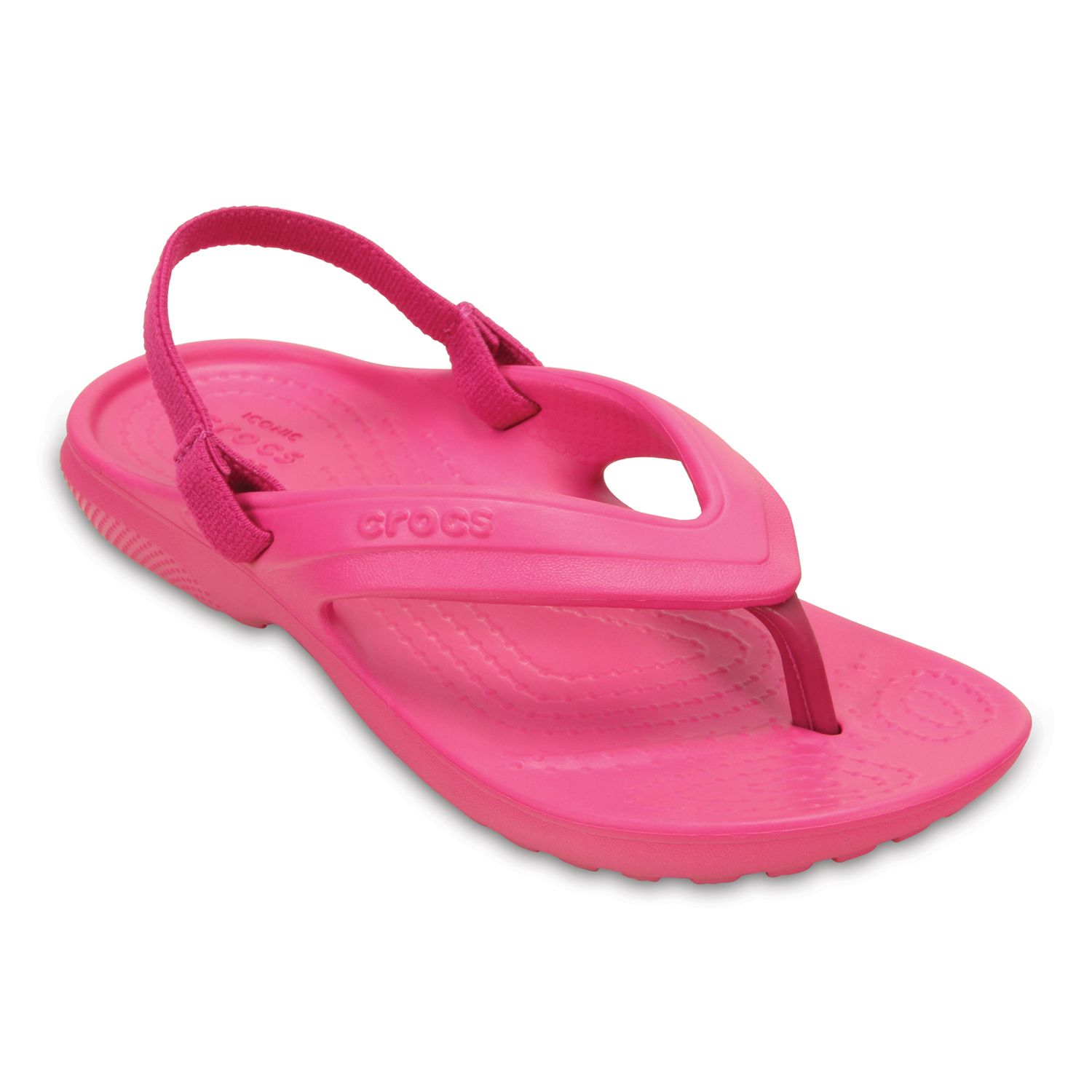 girls croc flip flops