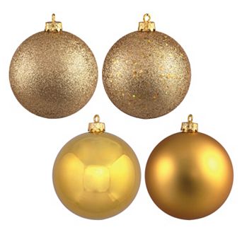 Vickerman 4-Finish Ball Christmas Ornament 12 pc Set