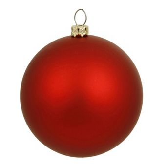 Vickerman Matte Ball Christmas Ornament 4 pc Set