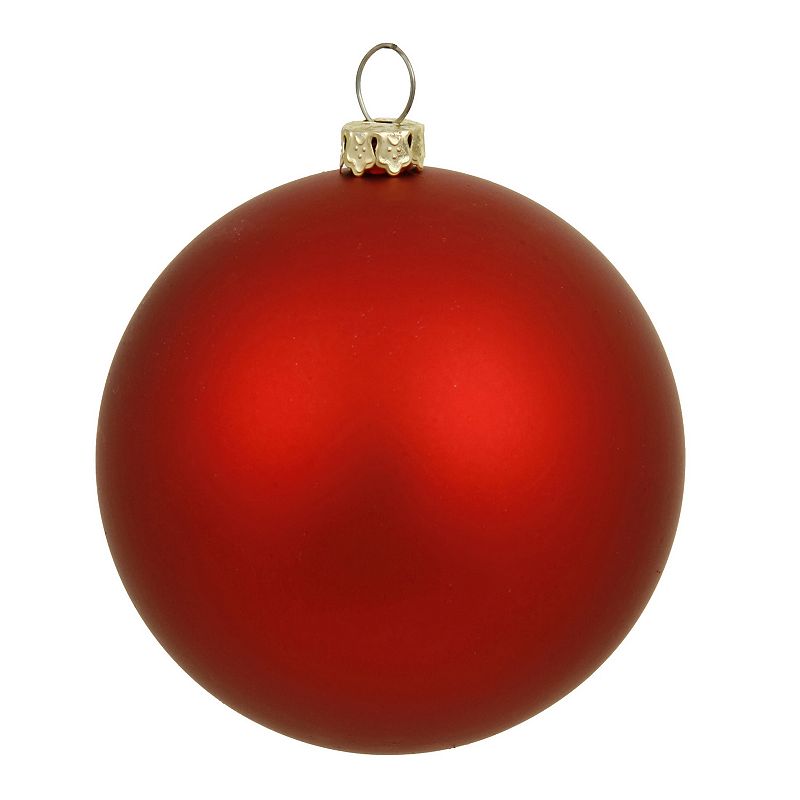 39577746 Vickerman Matte Ball Christmas Ornament 4-piece Se sku 39577746