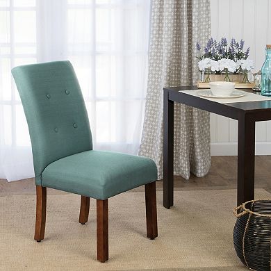 HomePop Button Tufted Parsons Dining Chair 2-piece Set