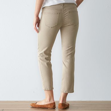 Women's Sonoma Goods For Life® Twill Skinny Capris