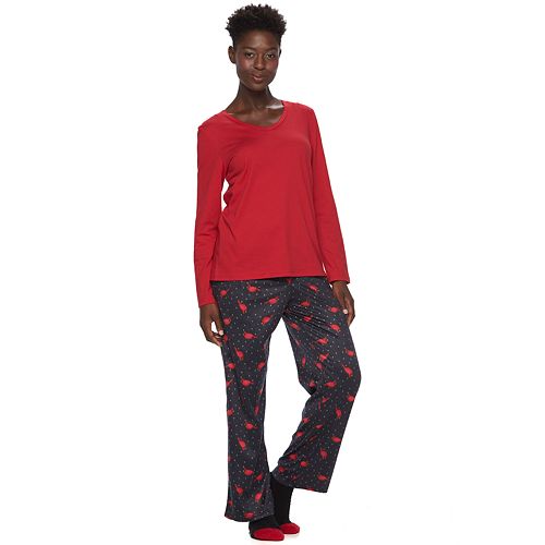 women's fleece pj pants