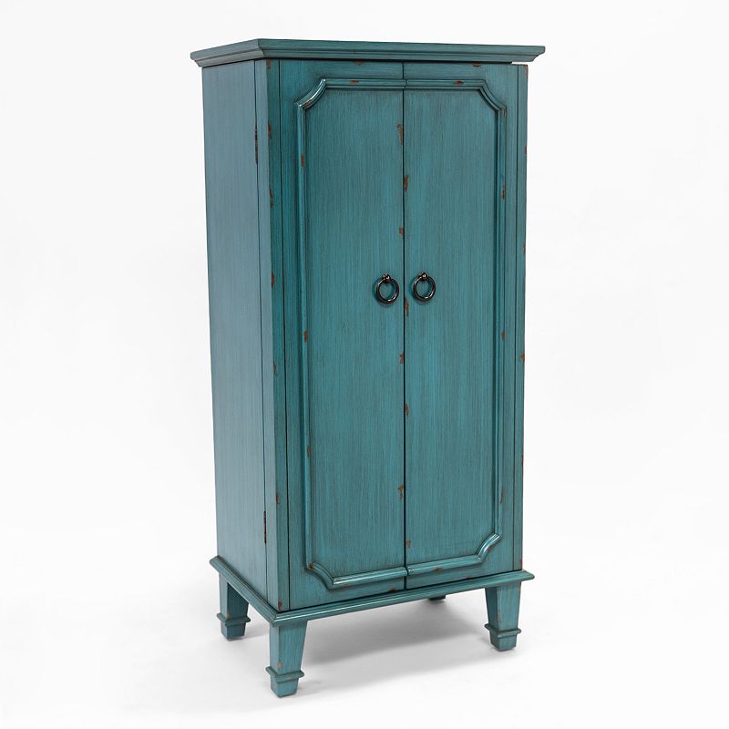 Cabby Jewelry Armoire Turquoise - Hives & Honey, Teal Wharf