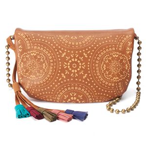 T-Shirt & Jeans Tassel Medallion Crossbody Bag