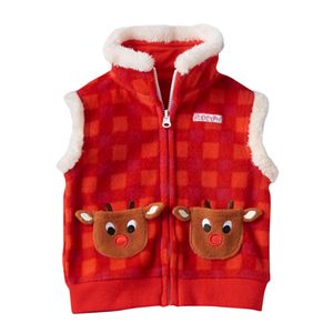 Baby Rudolph the Red Nosed Reindeer Rudolph Pocket Sherpa-Lined Fleece Vest