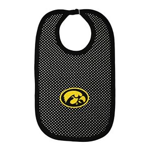 Baby Two Feet Ahead Iowa Hawkeyes Pin Dot Bib