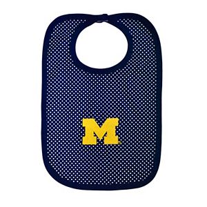 Baby Two Feet Ahead Michigan Wolverines Pin Dot Bib