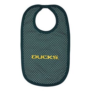 Baby Two Feet Ahead Oregon Ducks Pin Dot Bib