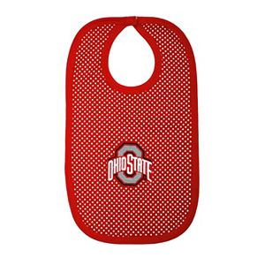Baby Two Feet Ahead Ohio State Buckeyes Pin Dot Bib
