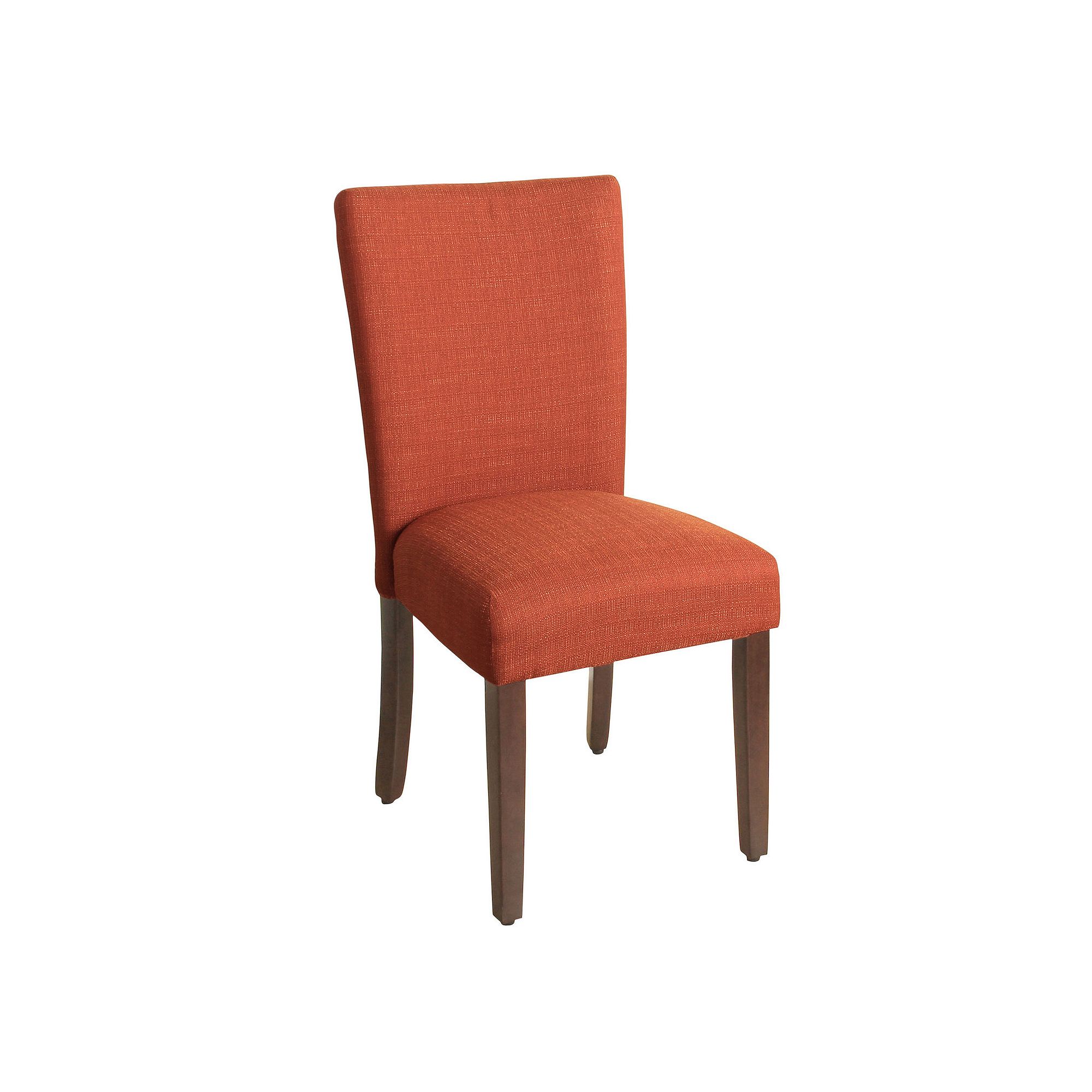 HomePop Solid Parson Dining Chair, Orange