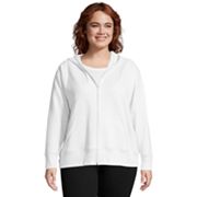 Plus Size Just My Size Zip Up Fleece Jacket