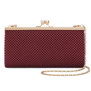 Lenore by La Regale Ball Mesh Clutch Wallet