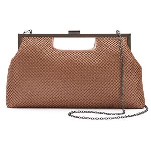 Lenore by La Regale Mesh Clutch