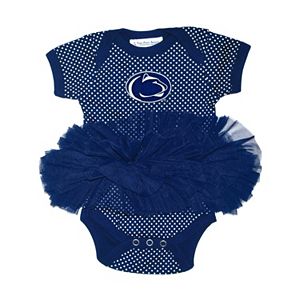 Baby Two Feet Ahead Penn State Nittany Lions Pin Dot Tutu Bodysuit