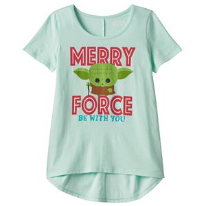 Girls 7-16 Star Wars Yoda 