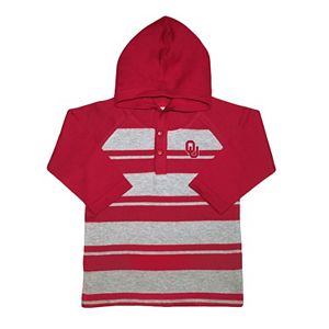 Toddler Two Feet Ahead Oklahoma Sooners Long-Sleeve Hooded Shirt